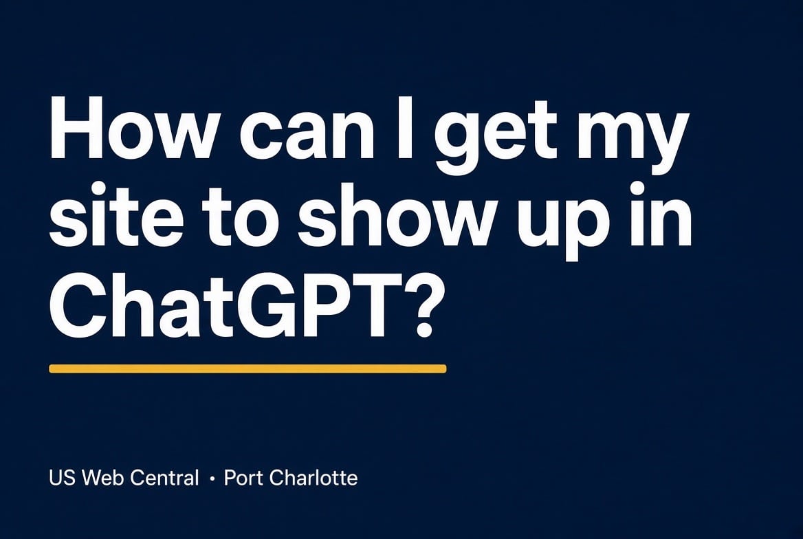 How to show up in ChatGPT