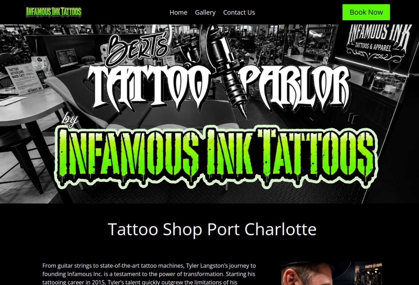 US Web Central LLC - Lumina Website Optimized for AEO/GEO and AI-Overviews for Infamous Ink Tattoos